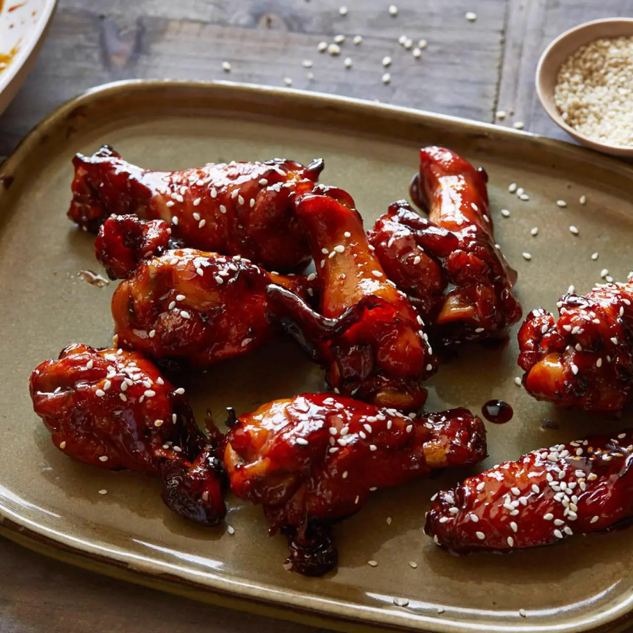 Sticky Honey Chicken Wings