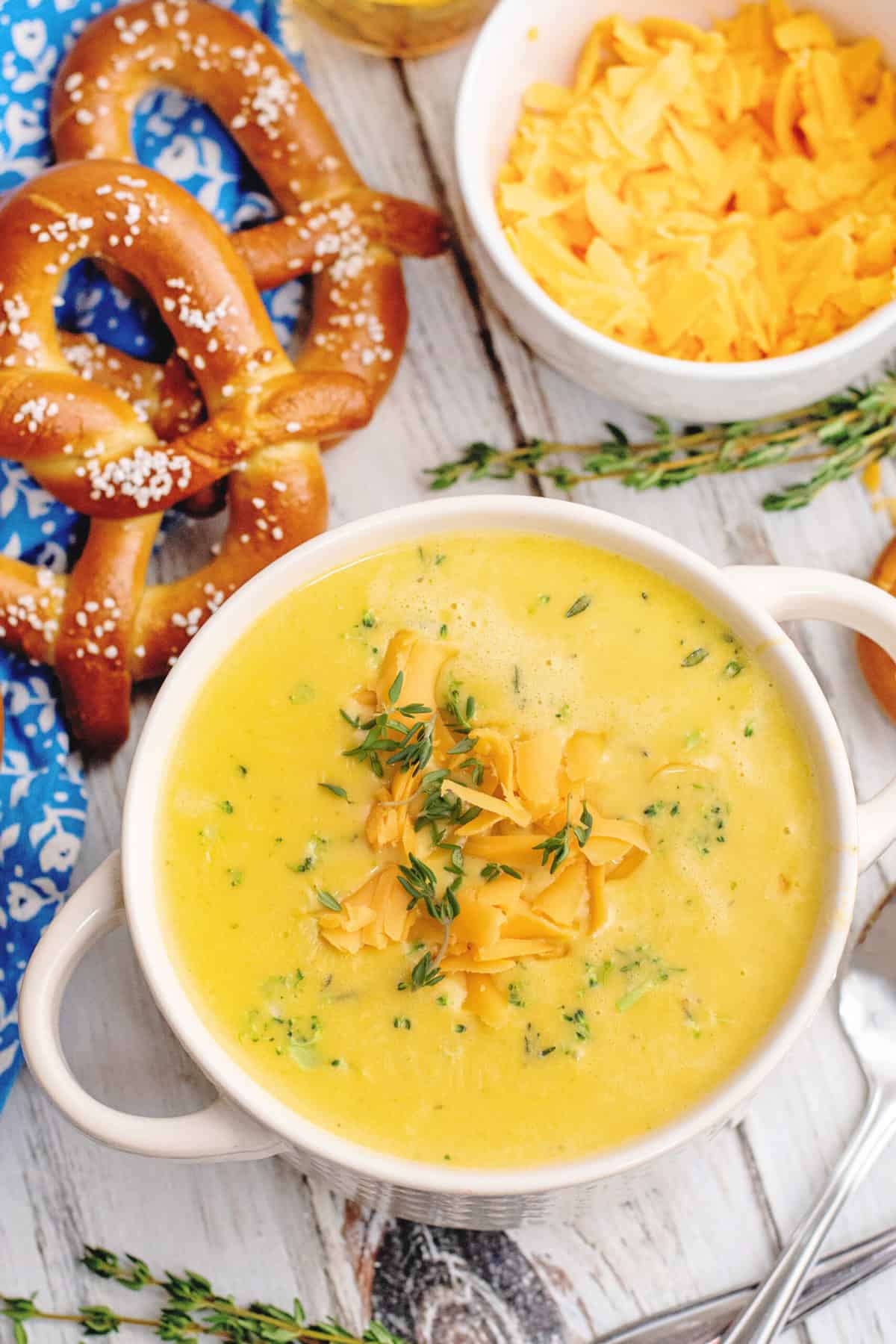 Broccoli Beer Cheese Soup